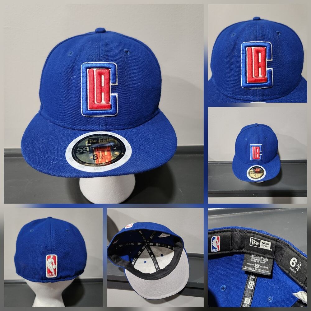 Los Angeles Clippers New Era 59Fifty Mens 6 3/4 Fitted NBA Basketball Hat Cap